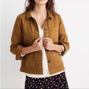 Madwell Garment-Dyed Ashwood Chore Coat sz XS